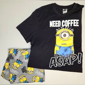 Mens Large Pajama Set - Despicable Me - NWT